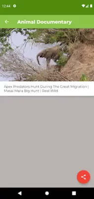 Animal Documentary android App screenshot 0